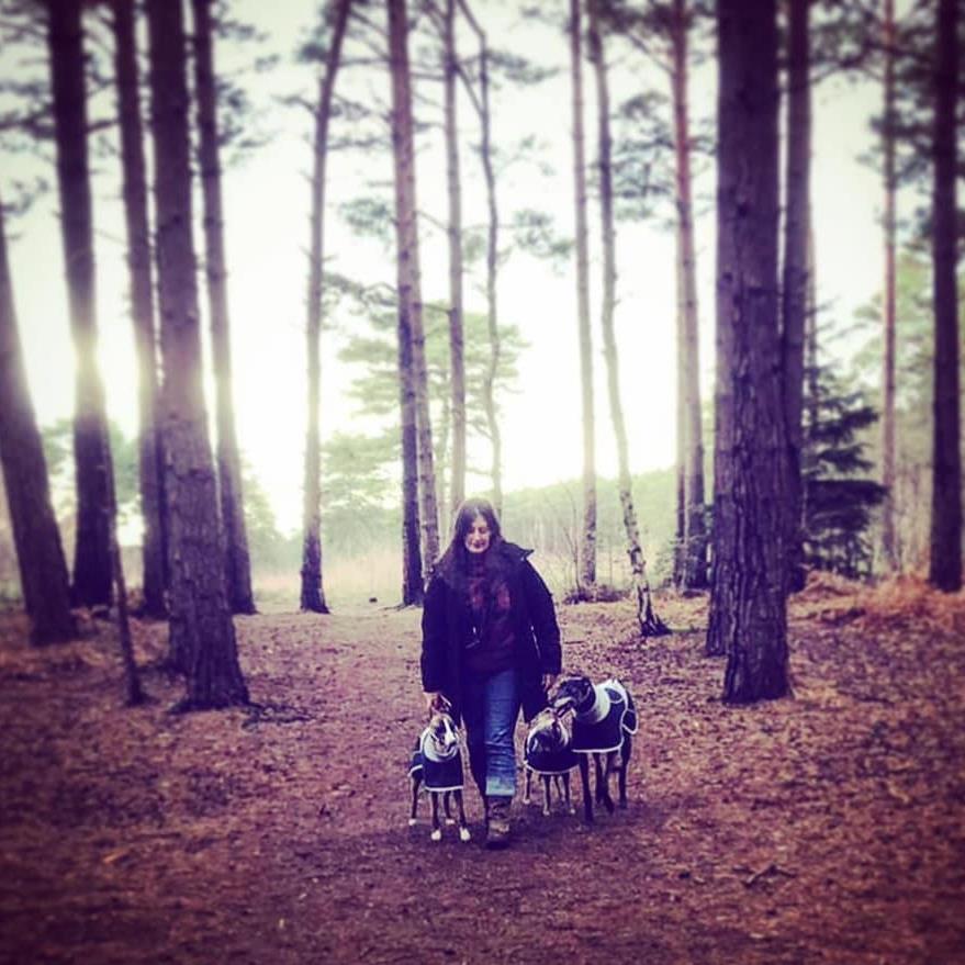 me, Rena, Mia and Jett at Esher Common