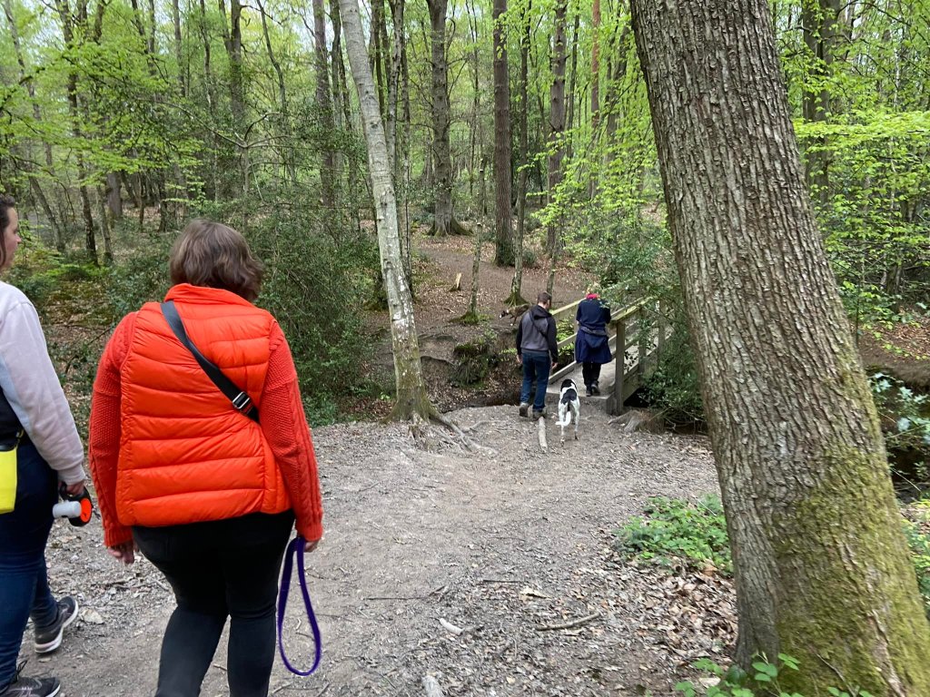 Over the bridge with the A.A.Milne quote on it