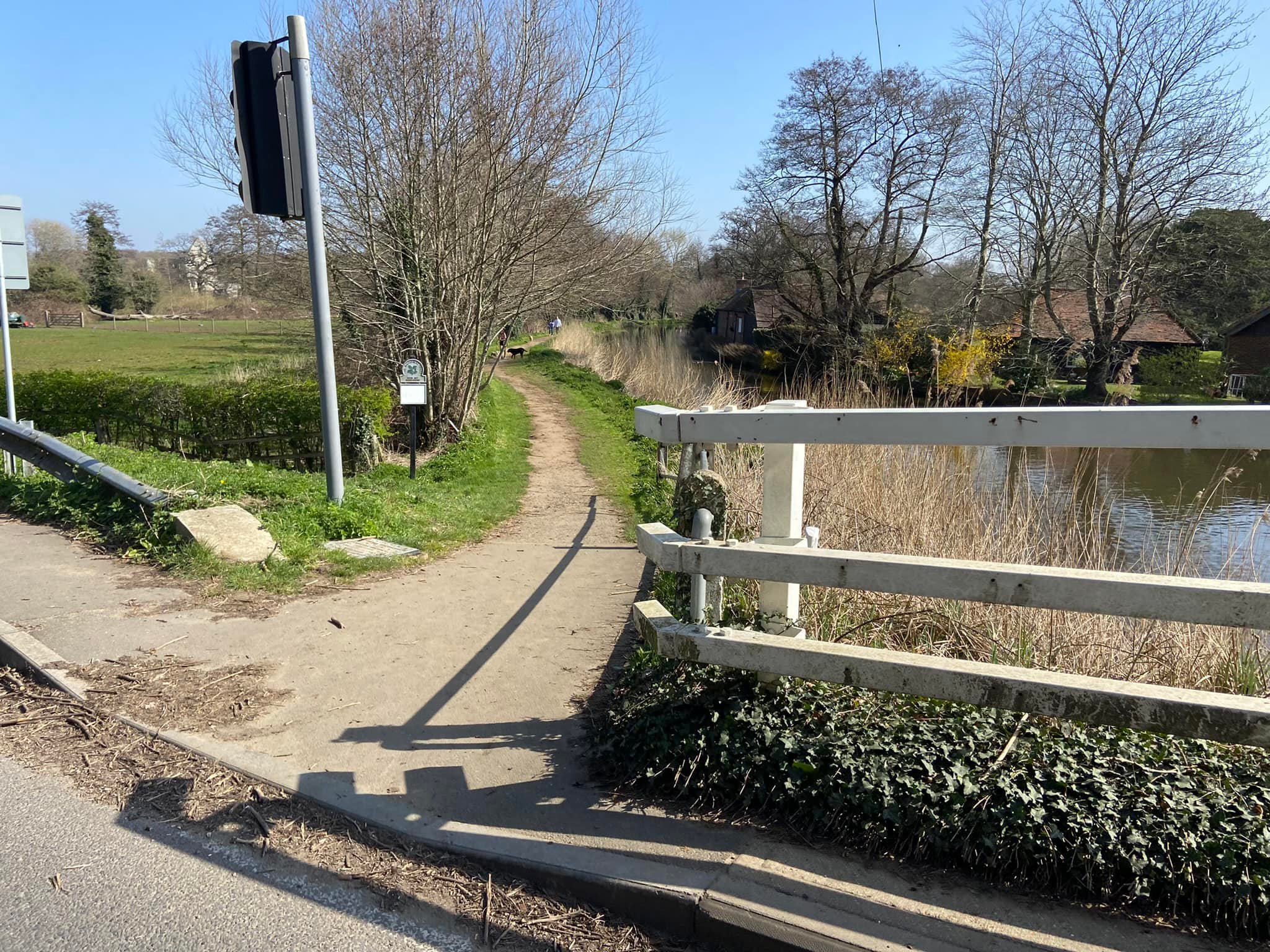 Take care crossing the road